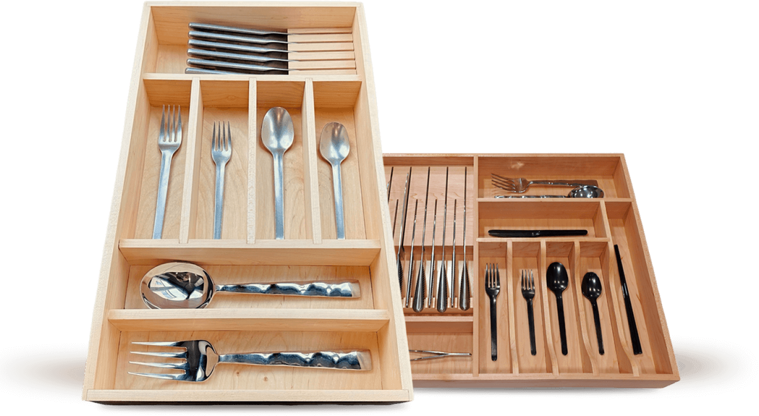 Custom Kitchen Drawer Organizer | Utensils, Baking & Knife Storage - Neat Shop