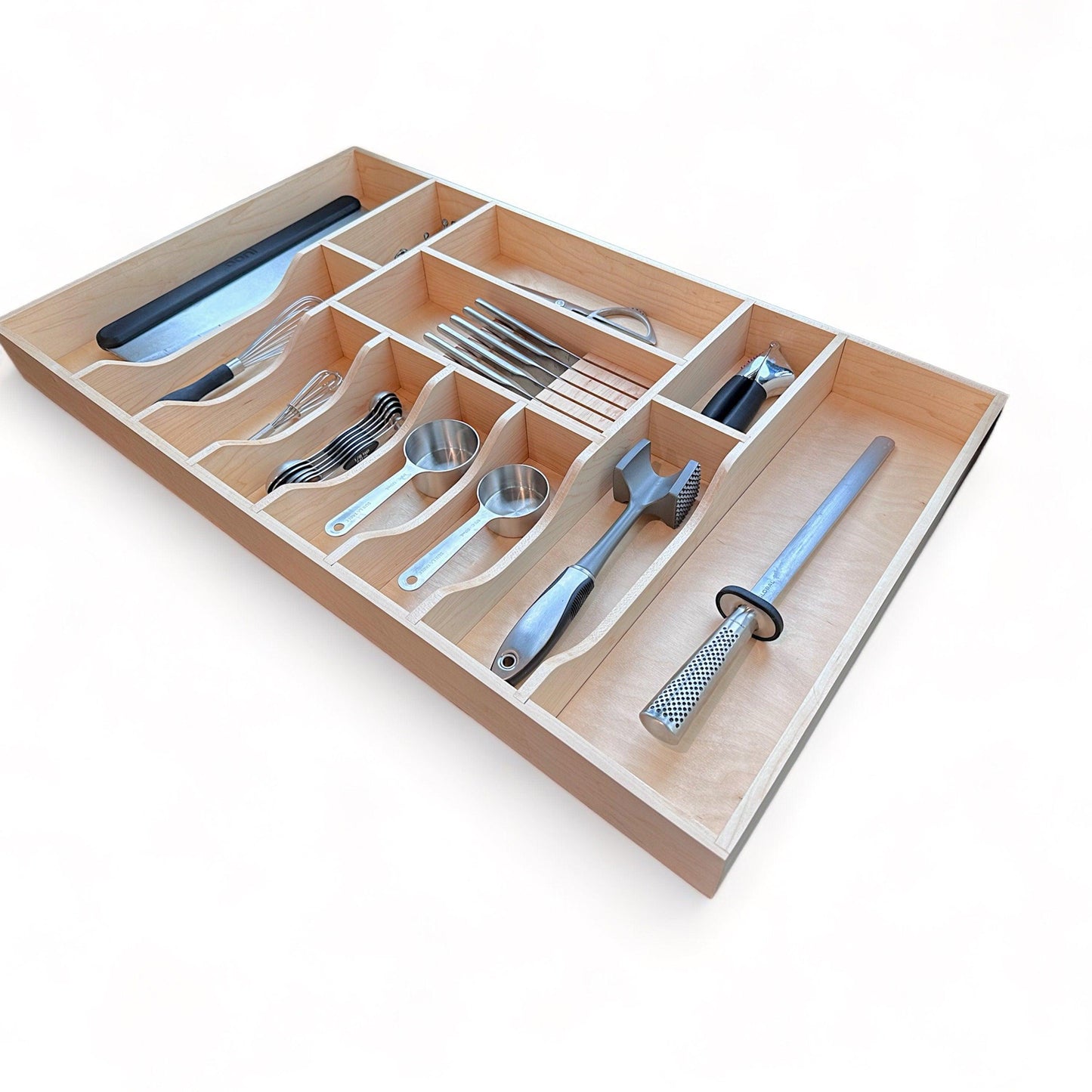 Custom Kitchen Drawer Organizer for Large Drawers - Neat Shop