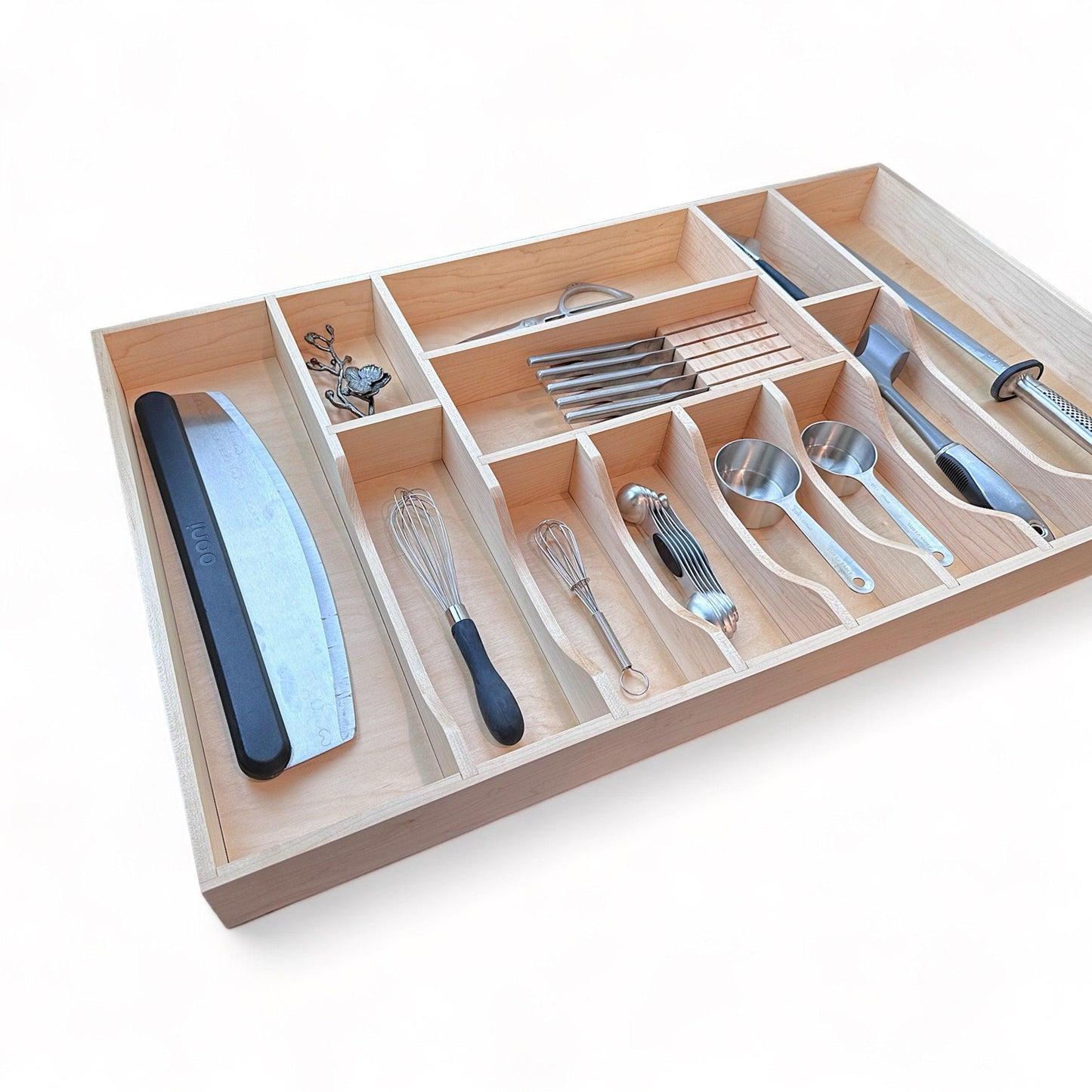 Custom Kitchen Drawer Organizer for Large Drawers - Neat Shop