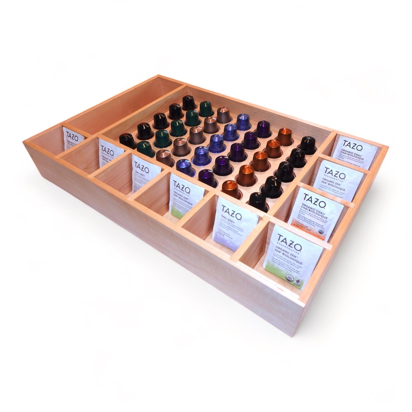 Custom Nespresso & K-Cup Drawer Organizer for Coffee Pods, Tea Bag, Storage - Neat Shop