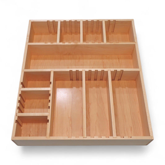 Custom Adjustable Drawer Organizer – Utensils, Silverware, Knives, Bathroom, Office - Neat Shop