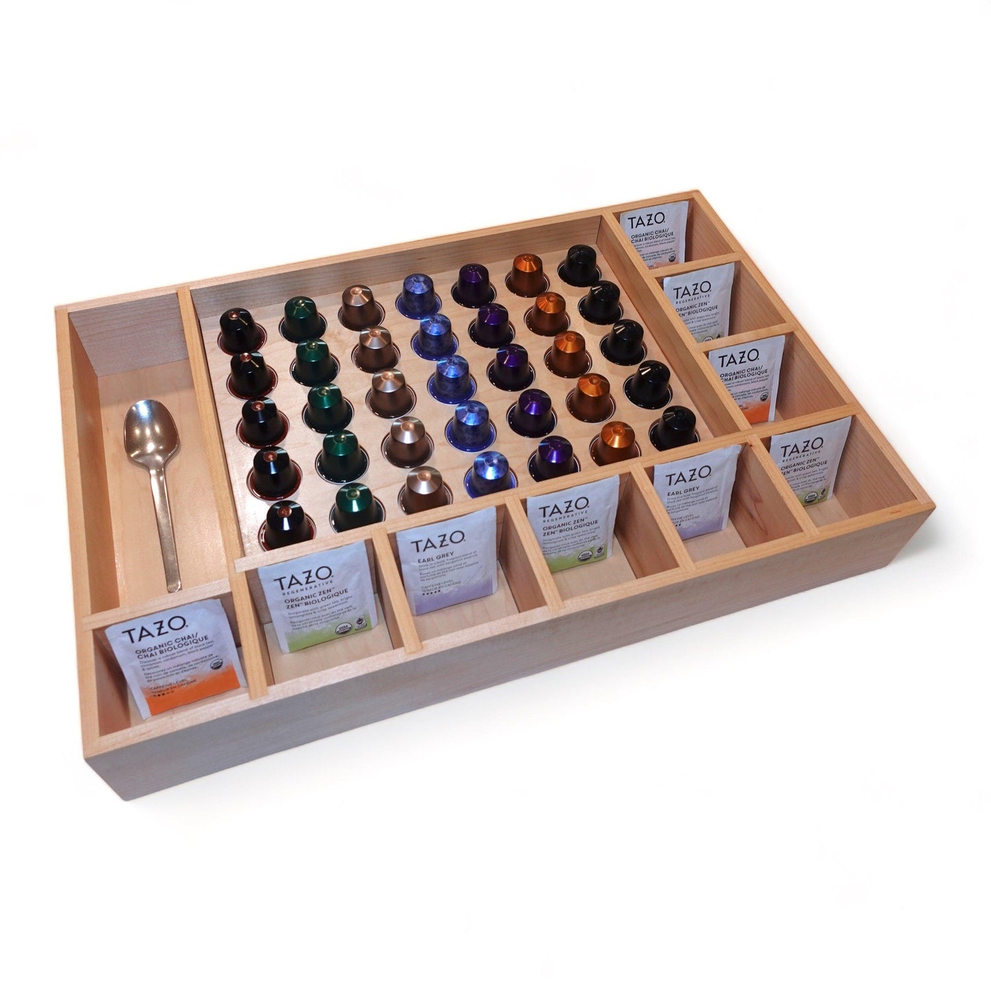Custom Nespresso & K-Cup Drawer Organizer for Coffee Pods, Tea Bag, Storage - Neat Shop