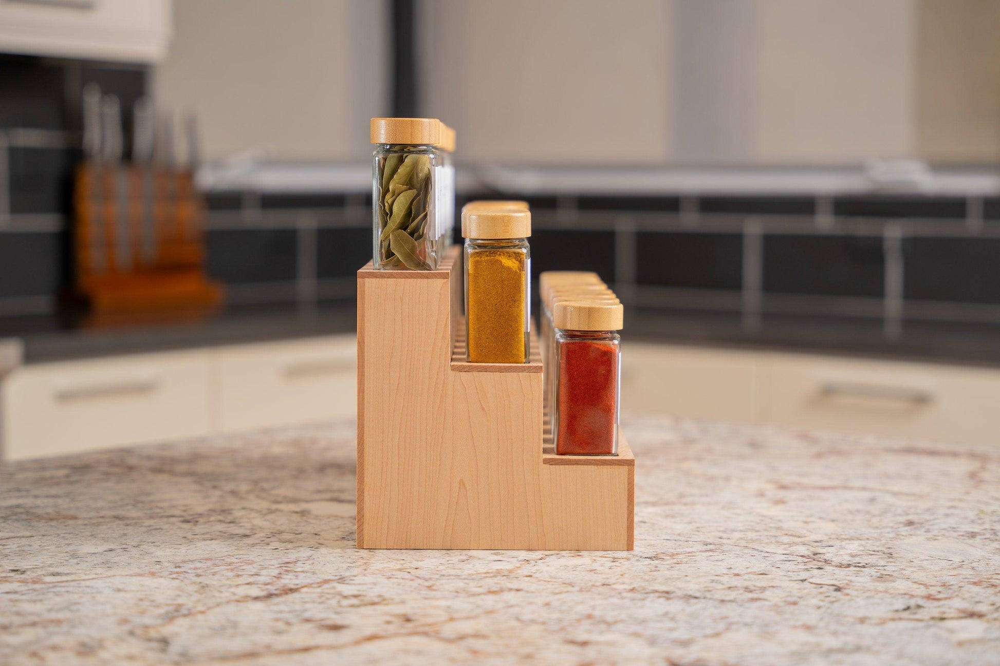 Custom Spice Organizer for Countertops & Upper Cabinets - Neat Shop