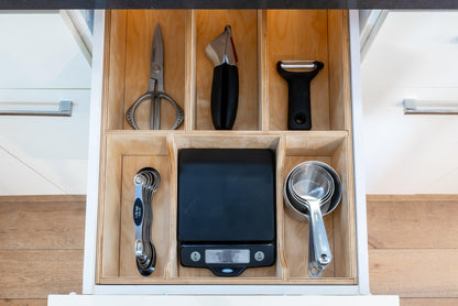 Custom Kitchen Drawer Organizer for Utensils, Silverware, Baking - Neat Shop