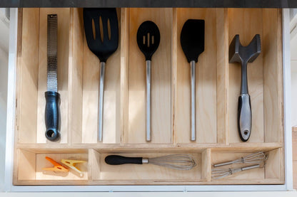 Custom Kitchen Drawer Organizer for Utensils, Silverware, Baking - Neat Shop