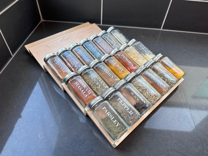 Custom Spice Drawer Organizer | Organize Spice Jars - Neat Shop