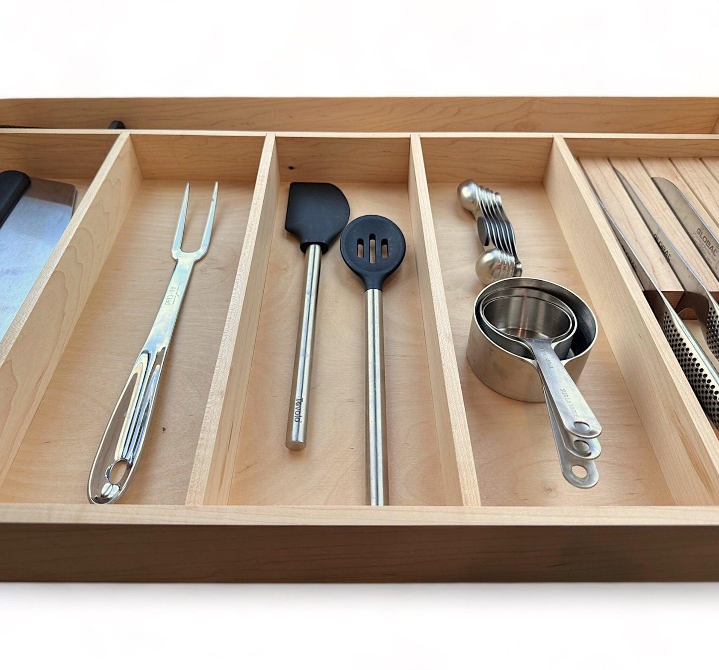 Custom Drawer Organizer for Utensils & Knives | Built-In Knife Block - Neat Shop
