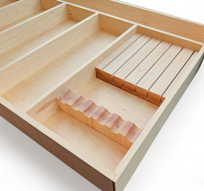 Custom Drawer Organizer for Utensils & Knives | Built-In Knife Block - Neat Shop