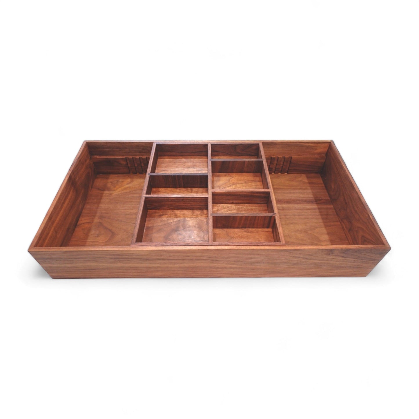 Custom Closet Drawer Organizer with Adjustable Tiered Sliding Tray for Belts & Ties - Neat Shop