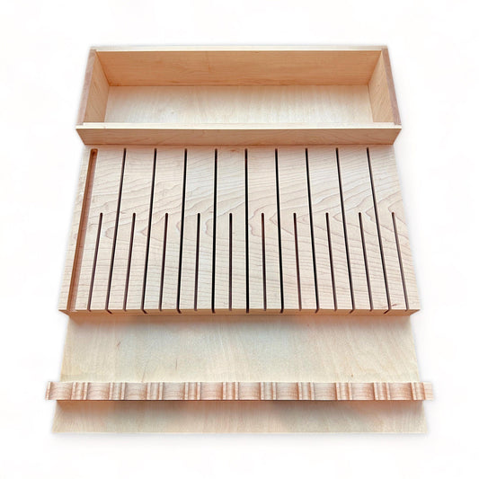 Custom Knife Organizer | Chef & Steak Knives, Honing Steel Storage - Neat Shop