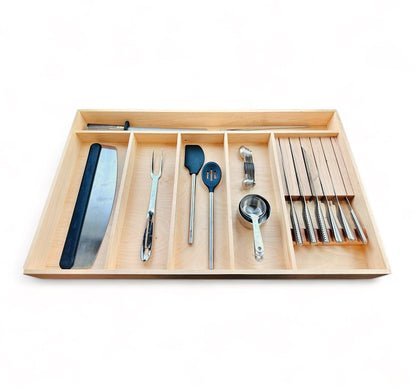 Custom Drawer Organizer for Utensils & Knives | Built-In Knife Block - Neat Shop
