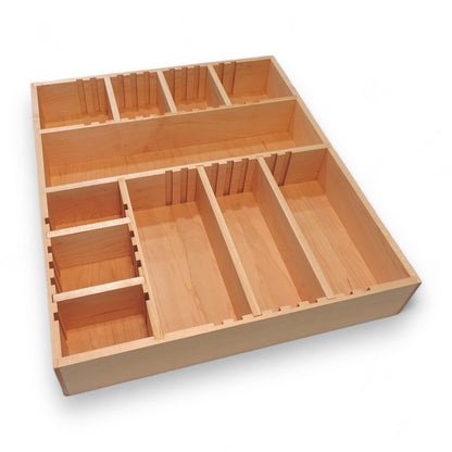 Custom Adjustable Drawer Organizer – Utensils, Silverware, Knives, Bathroom, Office - Neat Shop