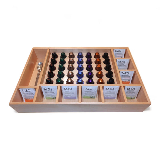 Custom Nespresso & K-Cup Drawer Organizer for Coffee Pods, Tea Bag, Storage - Neat Shop