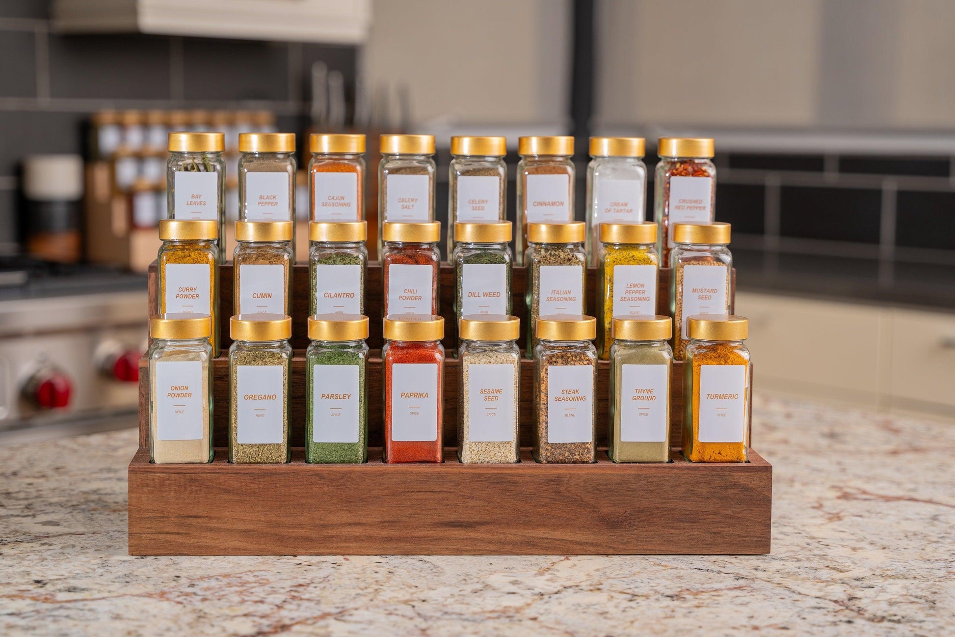 Custom Spice Organizer for Countertops & Upper Cabinets - Neat Shop