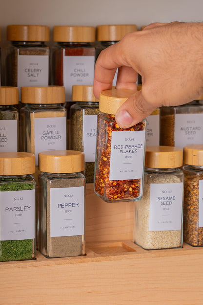 Custom Spice Organizer for Countertops & Upper Cabinets - Neat Shop