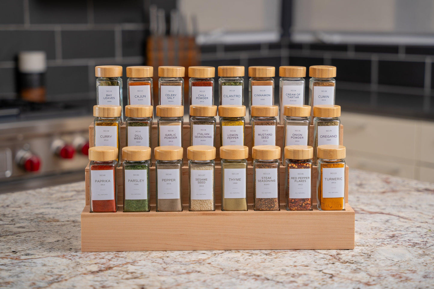 Custom Spice Organizer for Countertops & Upper Cabinets - Neat Shop