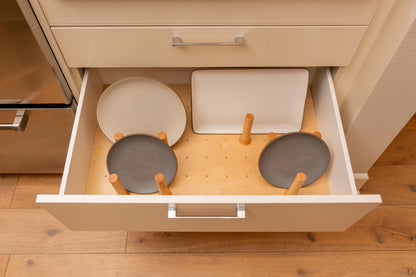 Custom Pegboard Drawer Organizer | For Pots, Pans, Plates and More - Neat Shop