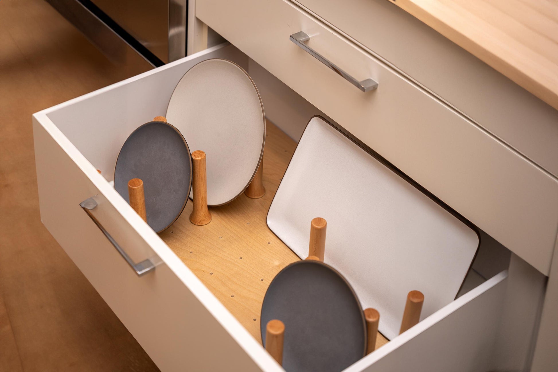 Custom Pegboard Drawer Organizer | For Pots, Pans, Plates and More - Neat Shop