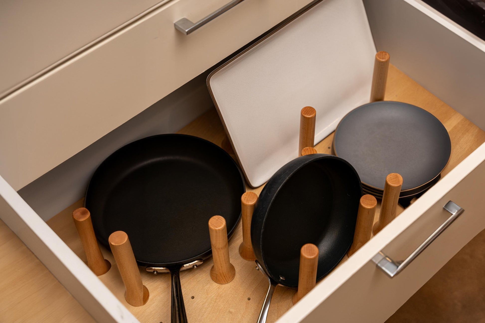 Custom Pegboard Drawer Organizer | For Pots, Pans, Plates and More - Neat Shop